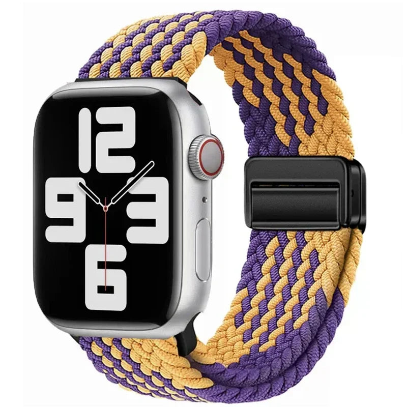 Braided Magnetic Strap for Apple Watch Ultra 2 & Series 10–6 SE Band