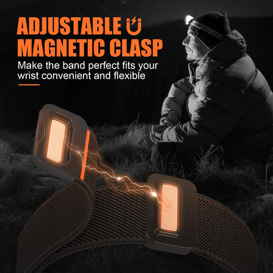 Magnetic Nylon Strap Band for Apple Watch Ultra 2 & Series 10–3