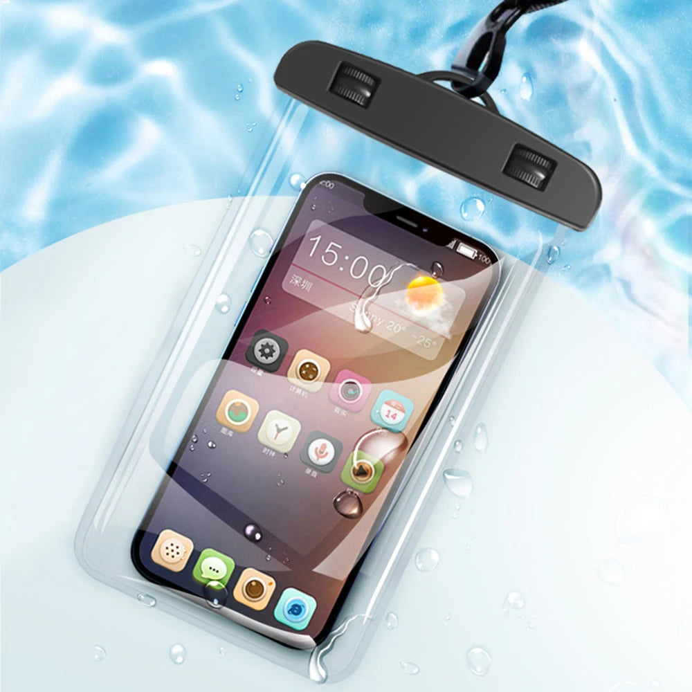 Waterproof Phone Pouch for iPhone 16–11 Universal Underwater Case