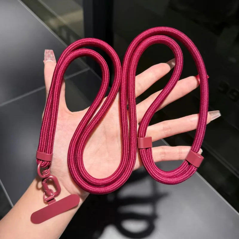 Universal Adjustable Phone Lanyard Crossbody Necklace Strap with Anti-Lost Clip