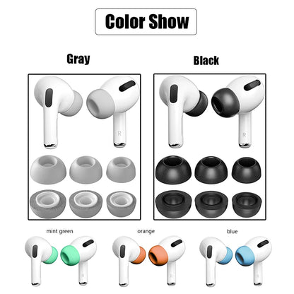 Memory Foam Ear Tips for AirPods Pro 2 – Anti-Slip Replacement Cushions
